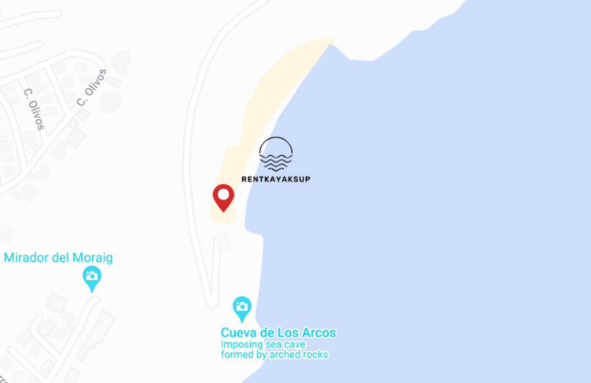 cala moraig map